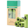 Eco-Friendly biodegradable pet cleaning bags, 120 pieces, 8 rolls